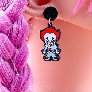 New Halloween Ghost Earrings Cute Acrylic Handmade Jewelry